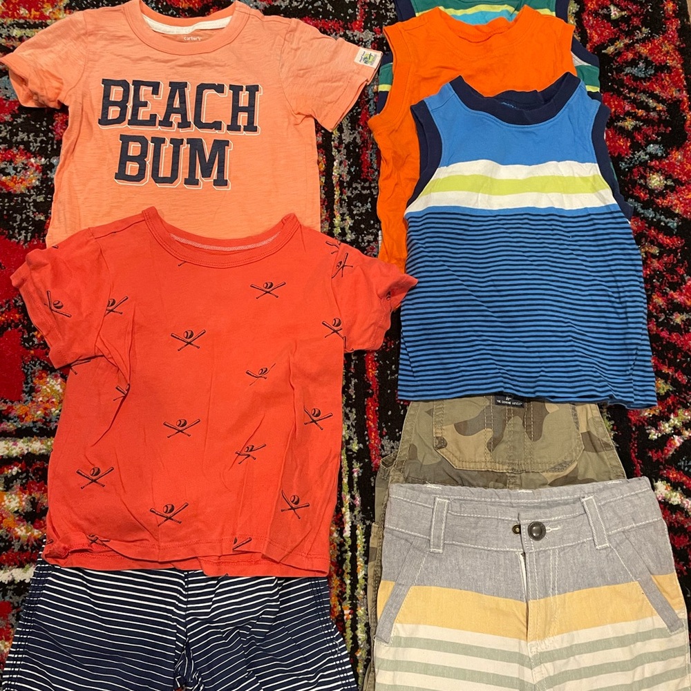 Boys 2T summer lot of 8